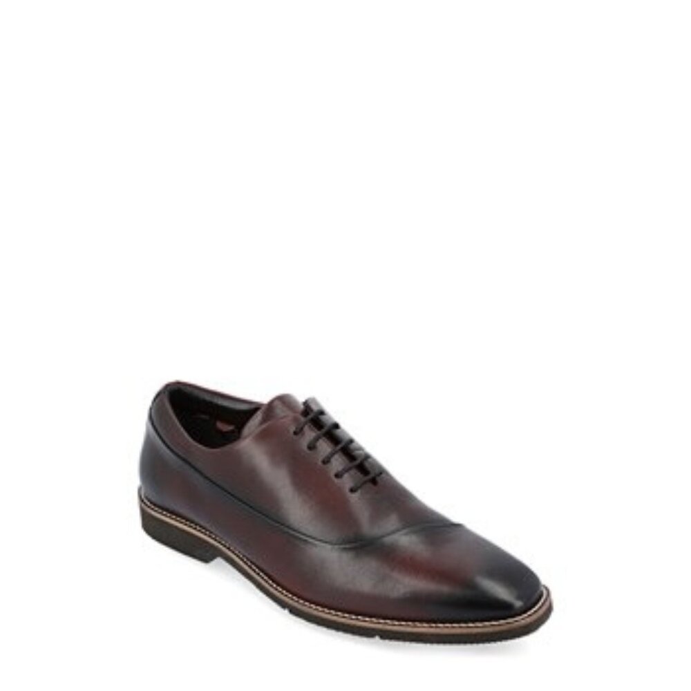 Thomas & Vine Men's Odin Bordeaux Leather Oxfords Dress Shoes